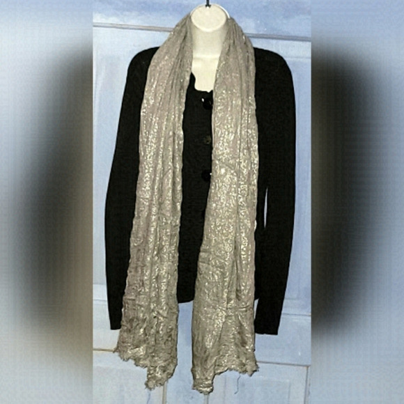 Romano  Ridolfi silver floral shawl - Picture 1 of 5